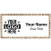 Gold and White Bling Name Tag