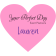 Heart Shaped Name Tag