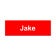 Jake Costume Name Tag