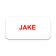 Jake Costume Name Tag With Logo