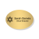 Jewish Faith Engraved Oval Name Tag 