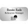 John Daugherty Realtors 1.5" x 3" Silver Aluminum Name Tag