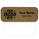 Leatherette 1" x 3" Pocket Name Badge