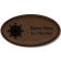 Magnetic Leatherette Oval Name Tag