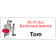 Maintenance Handyman 3 Line Name Tag