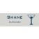 Martini Glass Rectangle Name Tag