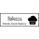 Bakery Muffin 2 Line Name Tag