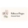 Minimal Floral Name Tag