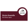 Custom Maroon Real Estate Name Tag