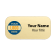 1.5" x 3" Custom Full Color Name Tag