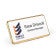 Medium Executive Name Badges | Rounded Corners | Fully Custom UV Printed | 1.5 x 3 Inch
