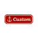 Scoops Parlor Custom Costume Name Tag