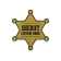 Sheriff's Badge Costume Name Tag