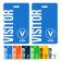 Reusable Visitor Badge – Full Color Plastic
