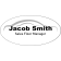 Car Dealer Full Color Oval Name Tag