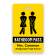 Funny School Bathroom Hall Pass Badge