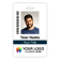 Custom Vertical ID Card, Single-Sided