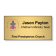 Presbyterian Full Color Rectangle Name Tag - 1.5" X 3"
