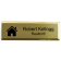 Real Estate Small Rectangular 3" x 1" Executive Holder Name Tag
