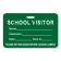 School Chalkboard Visitor Badge