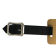 5 1/4" Tan Luggage Tag Strap with Gold Buckle