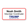Trump Presidential Campaign Name Tag