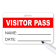 Visitor Pass Reusable Name Badge