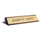Walnut 8" Desk Name Plate