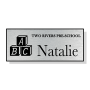 ABC Engraved School Name Tag