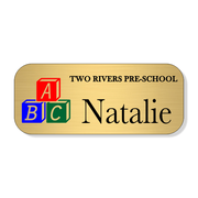 ABC Full Color School Name Tag