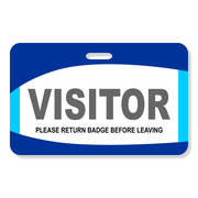Decorative Visitor Badge