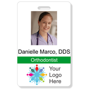 Dental Vertical Photo ID Badge