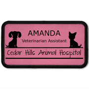 Dog and Cat Large Leatherette Name Tag