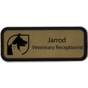 Dog and Cat Leatherette Name Tag