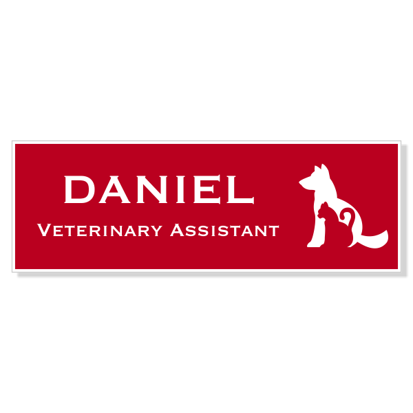 Dog and Cat Veterinary Engraved Name Tag