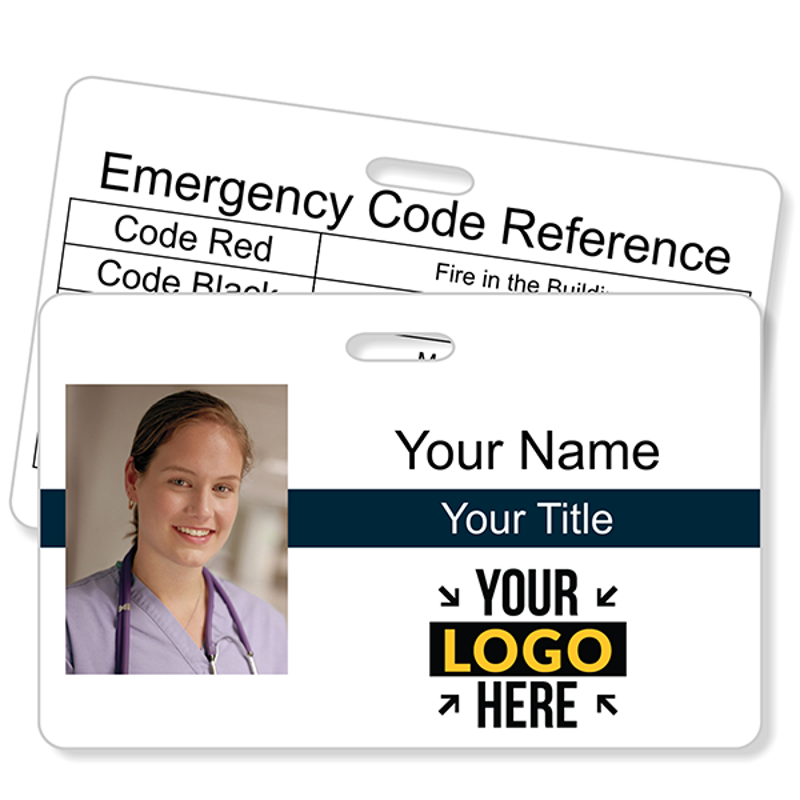 Double Sided Horizontal Photo ID with Code Quick Guide