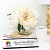 Upload Your Logo Elegant Silver and Gold Background Name Plate On Desk