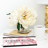 Pink Marble Background Desk Name Plate On Desk