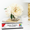 Upload Your Logo Red Corner Desk Name Plate On Desk