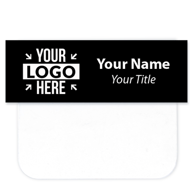 Engraved Name Tag with Pocket Badge Adapter - 1" x 3"