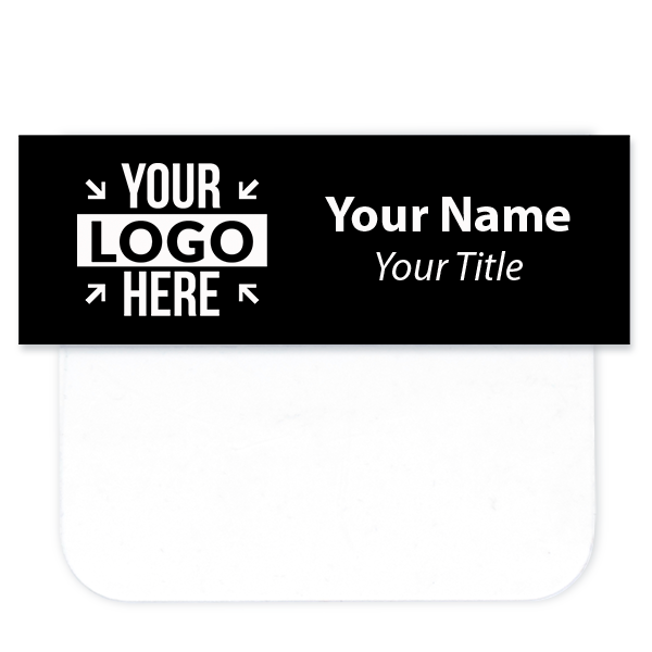 Engraved 1" x 3" Pocket Badge Adapter Name Tag