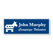 Democrat Engraved Name Tag