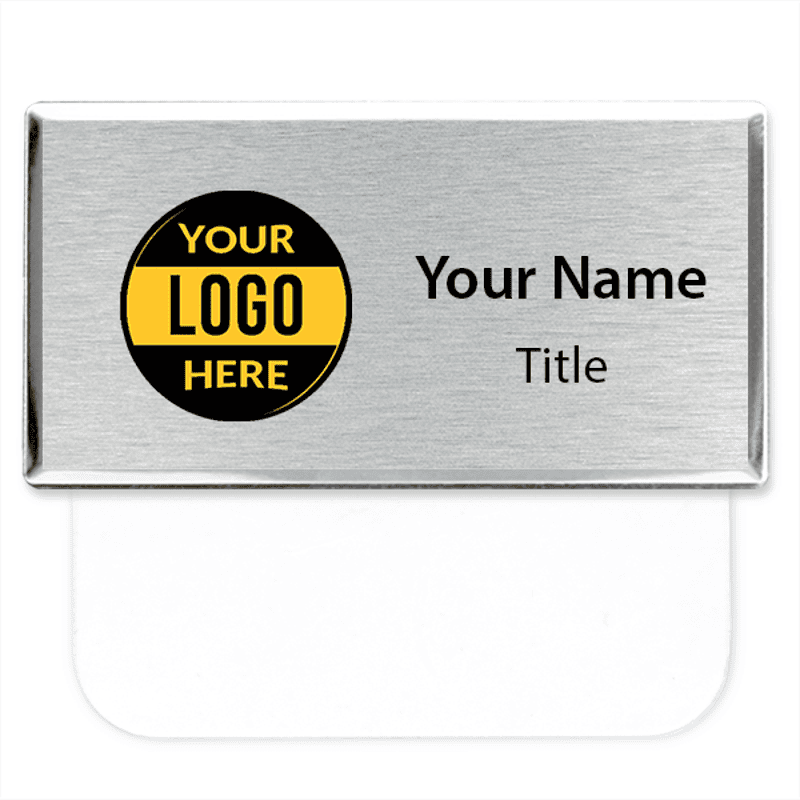 Full Color Executive Pocket Badge - 1.5" x 3"