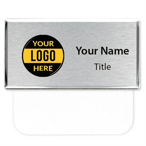 Executive Full Color 1.5" x 3" Pocket Name Badge