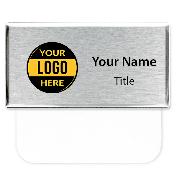 Executive Full Color 1.5" x 3" Pocket Name Badge