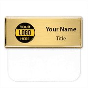 Executive Full Color  1" x 3" Pocket Name Badge