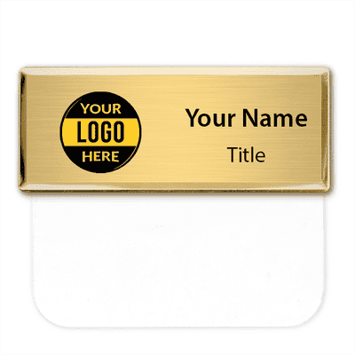 Full Color Executive Pocket Badge - 1" x 3"