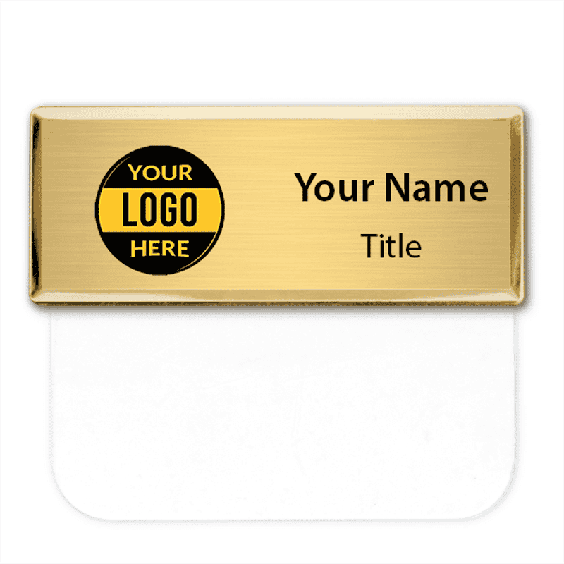 Full Color Executive Pocket Badge - 1" x 3"