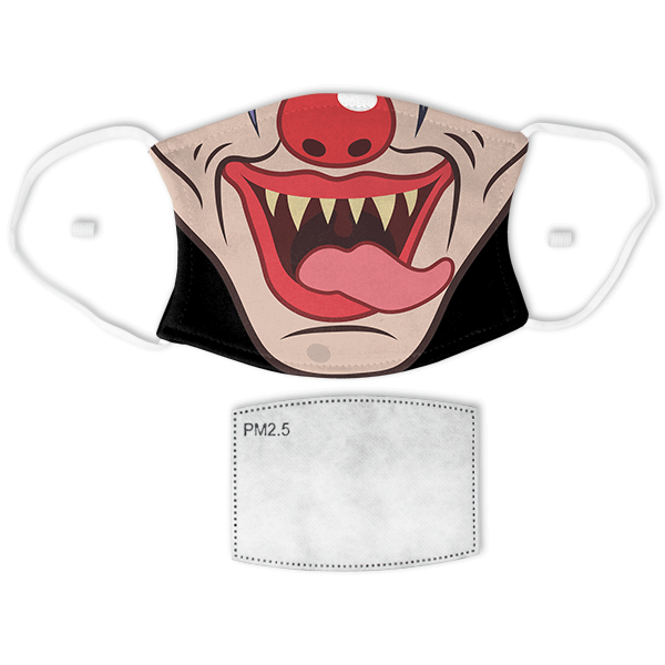 Adult Evil Clown Halloween Face Mask