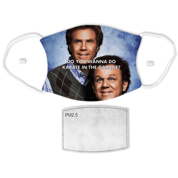 Step Brothers Karate in the Garage Face Mask